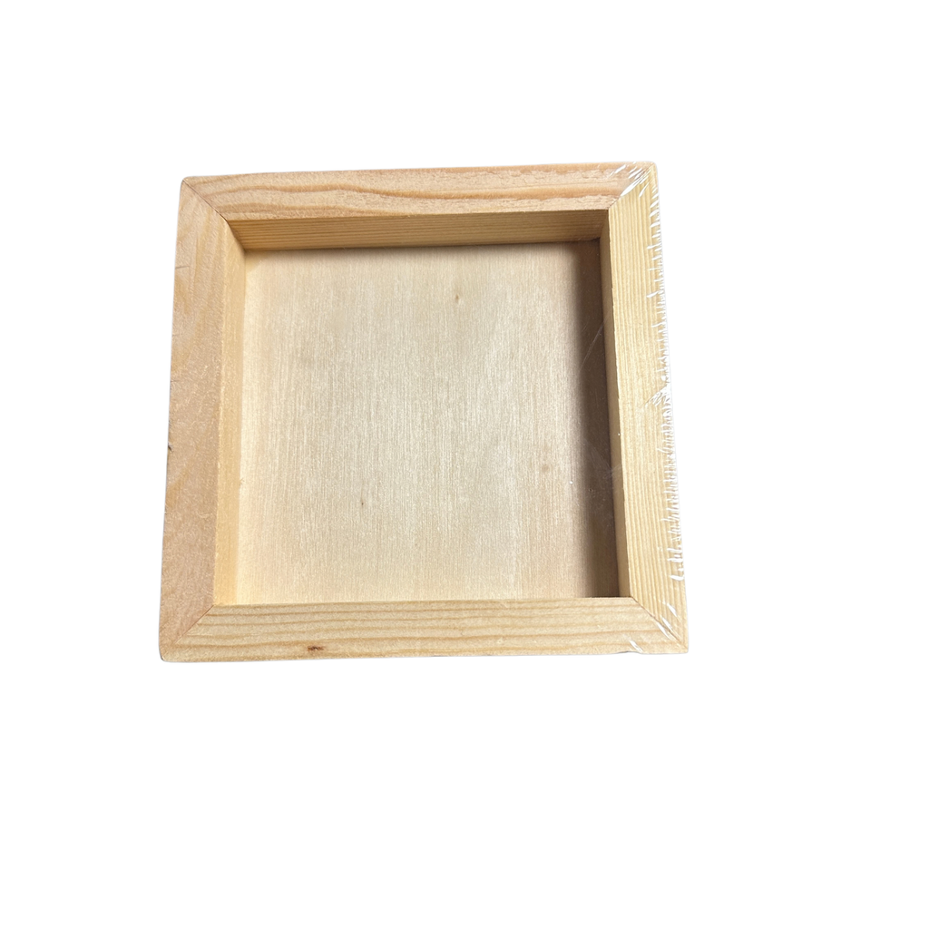 CraftMedley Unfinished Wood Panel, Natural Pine, 4.5 x 4.5 in (11.4 x 11.4 cm), WS704