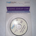 CraftMedley Clear Nylon Beading & Jewelry Cord – 8 lb Test, 25 yd (22.9 m) – front