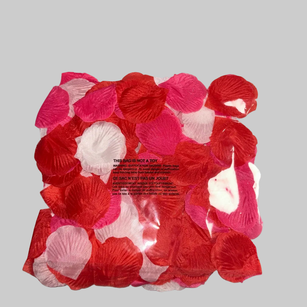 A Bride's Wish Artificial Rose Petals – Lover's Mix, Red, Pink & White, 200 pc – product photo