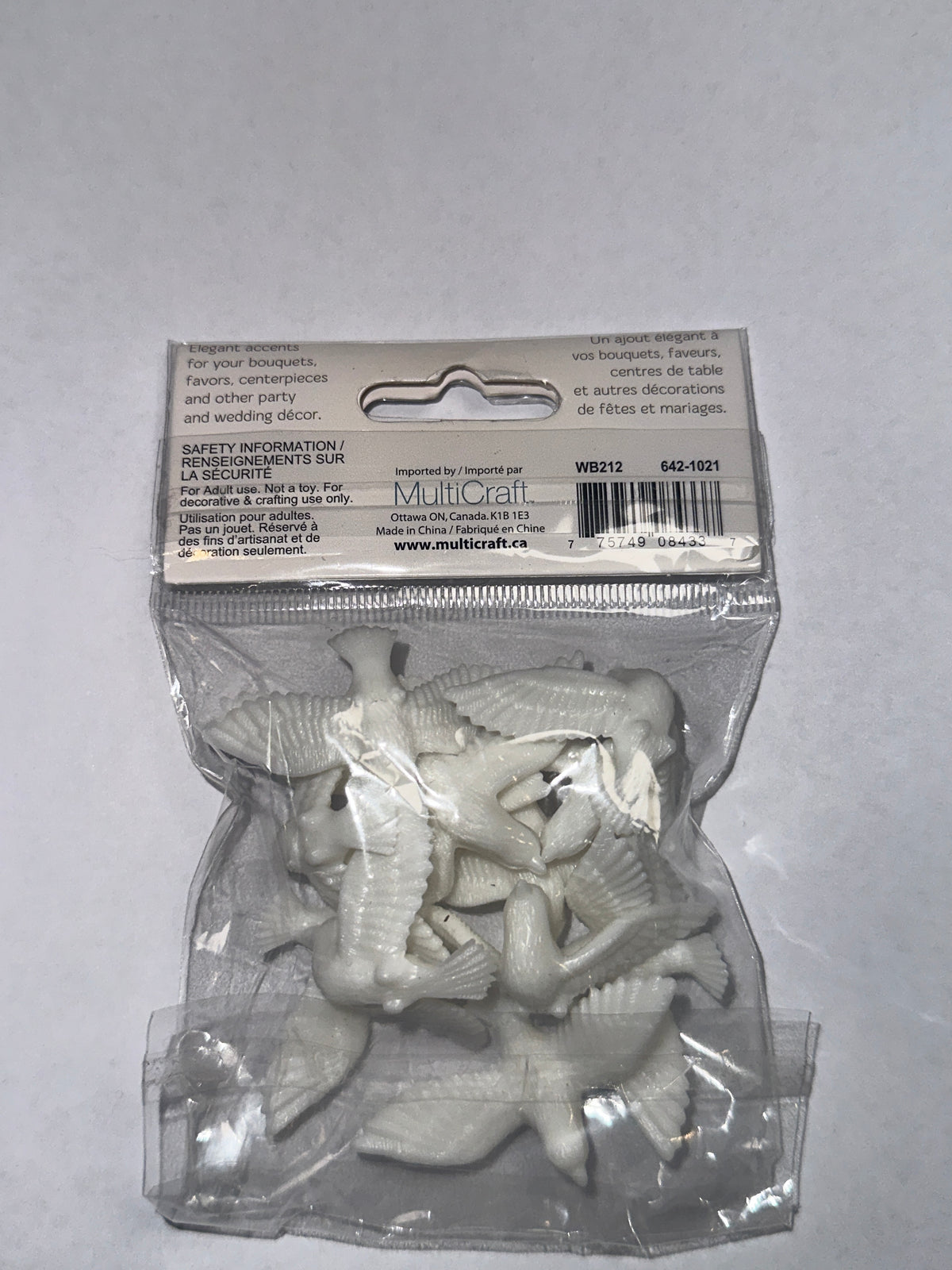 A Bride's Wish White Doves – Wedding & Party Décor Accents, 12 pc – product photo