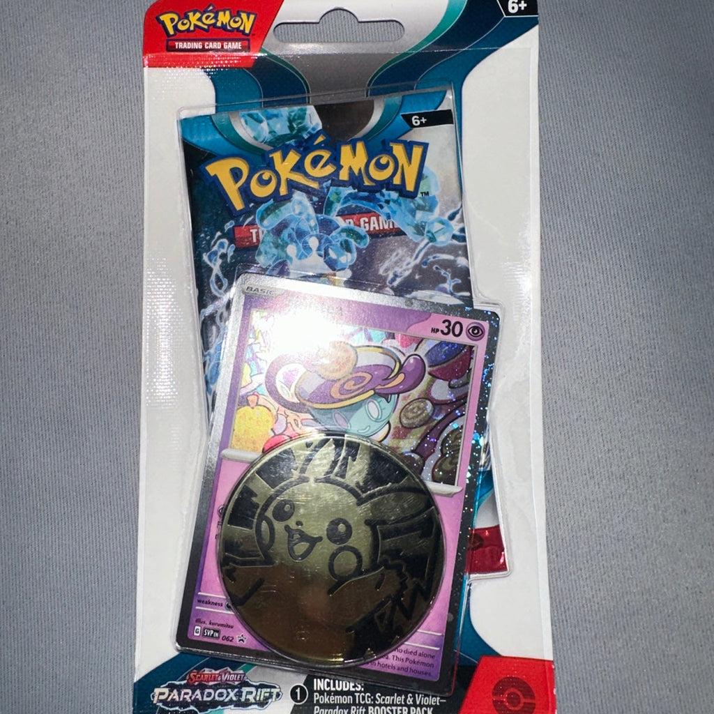 Pokemon TCG Scarlet Violet Paradox Rift checklane blister front
