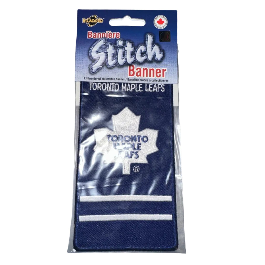 Toronto Maple Leafs InGlasCo stitch banner front