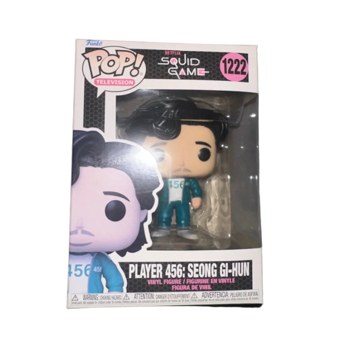 Funko Pop! Television Squid Game Player 456 Seong Gi-hun #1222 Vinyl Figure