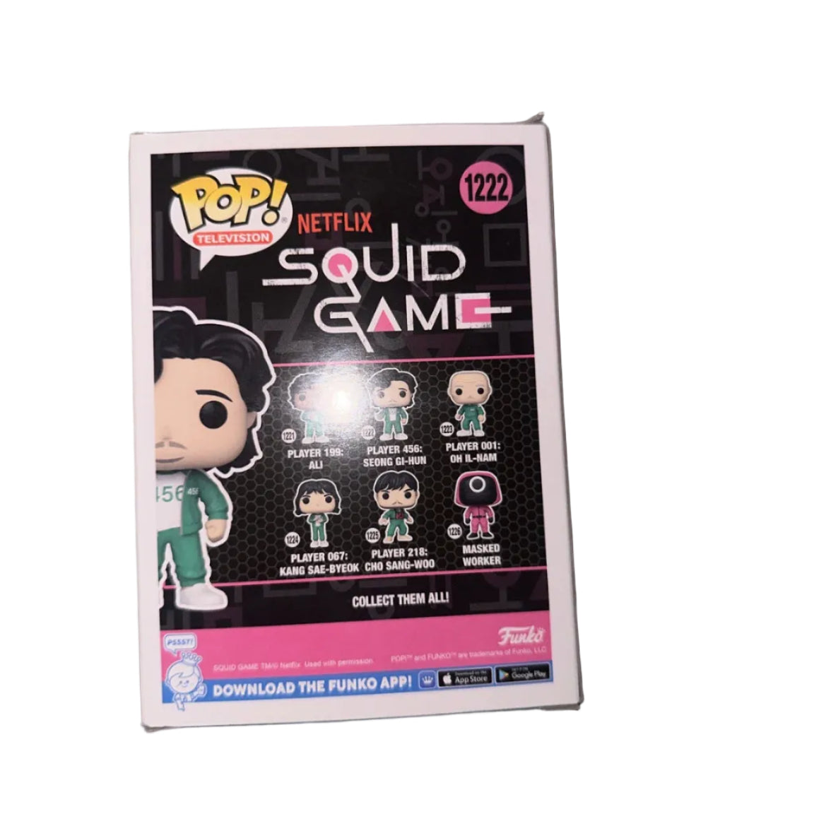 Funko Pop! Television Squid Game Player 456 Seong Gi-hun #1222 Vinyl Figure