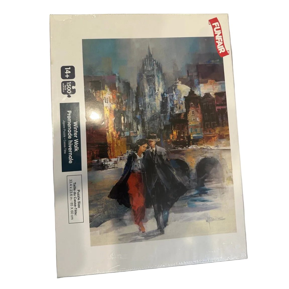 Winter Walk FUNFAIR 1500-piece puzzle front