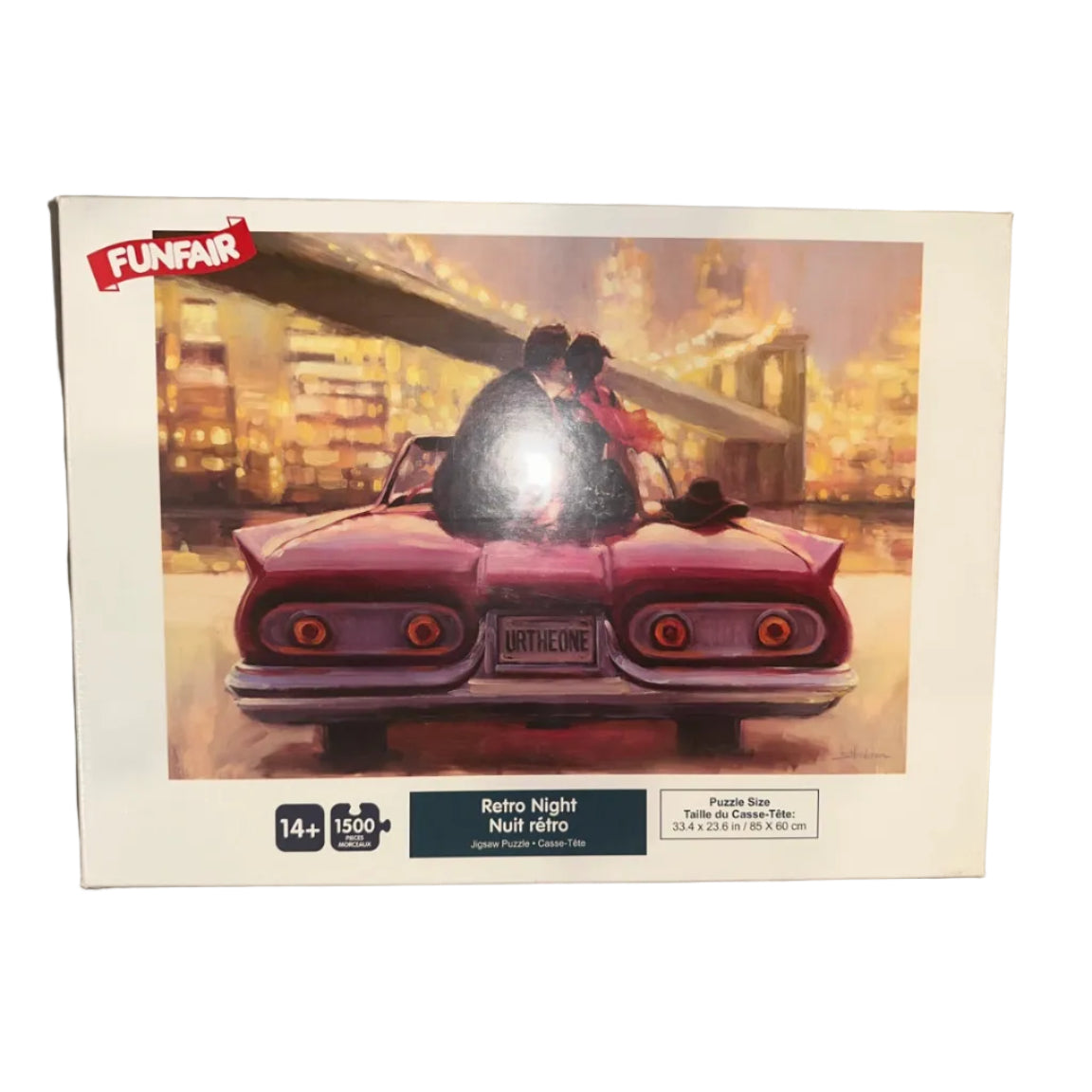 Retro Night FUNFAIR 1500-piece puzzle front