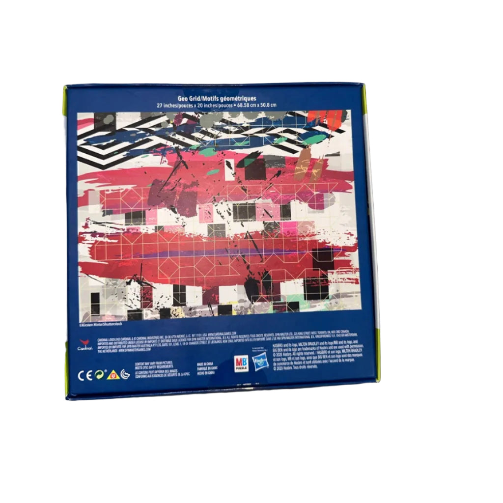 Geo Grid puzzle box back