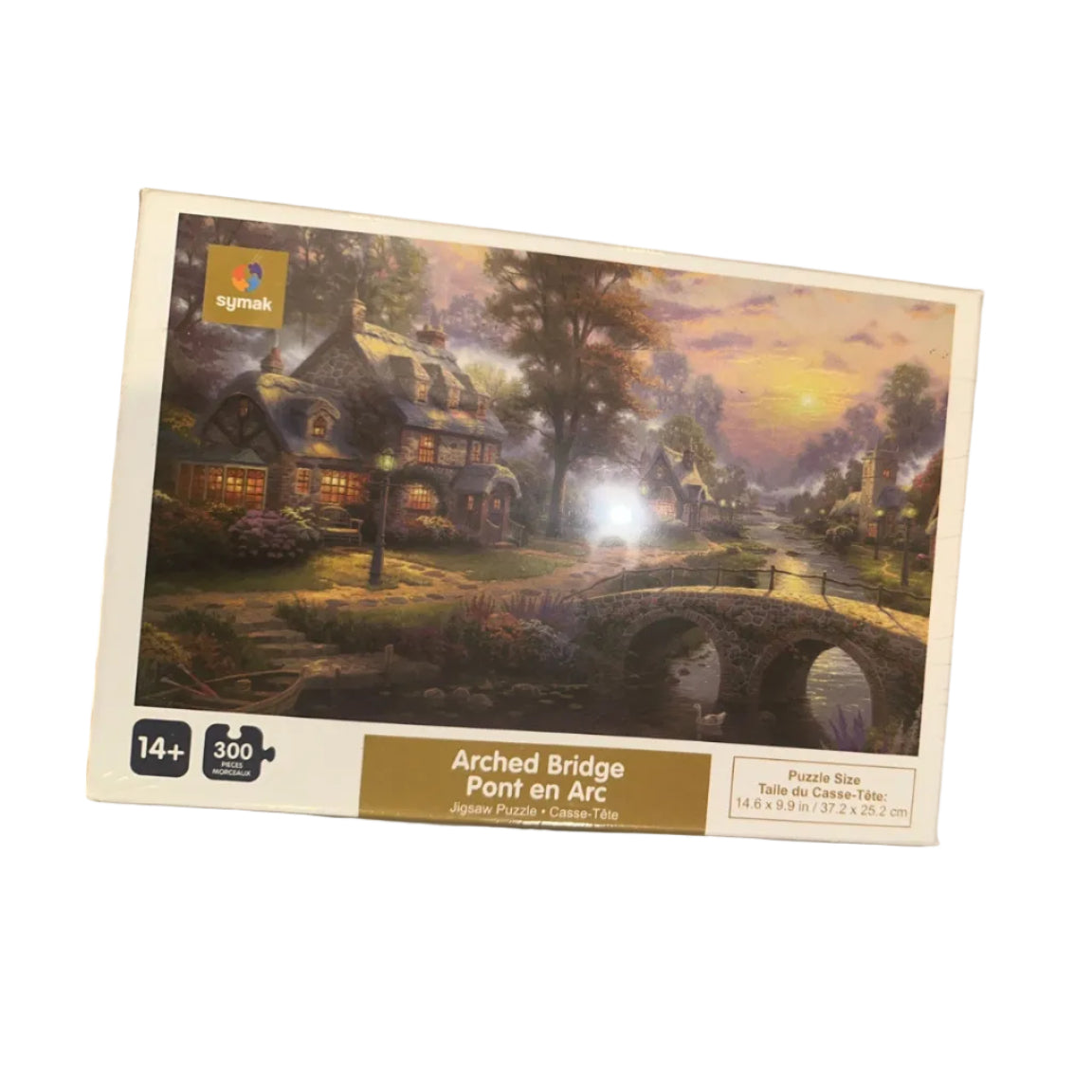 SyMak Arched Bridge 300-piece puzzle front packaging