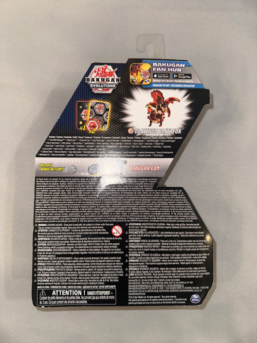 Red orange Blitz Fox back