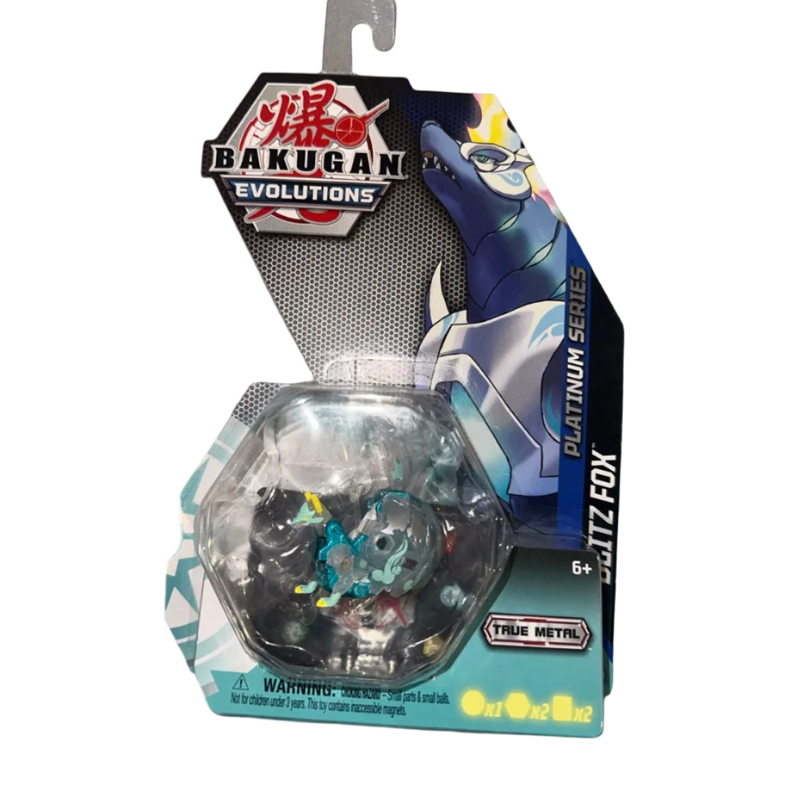 Blue teal Blitz Fox front