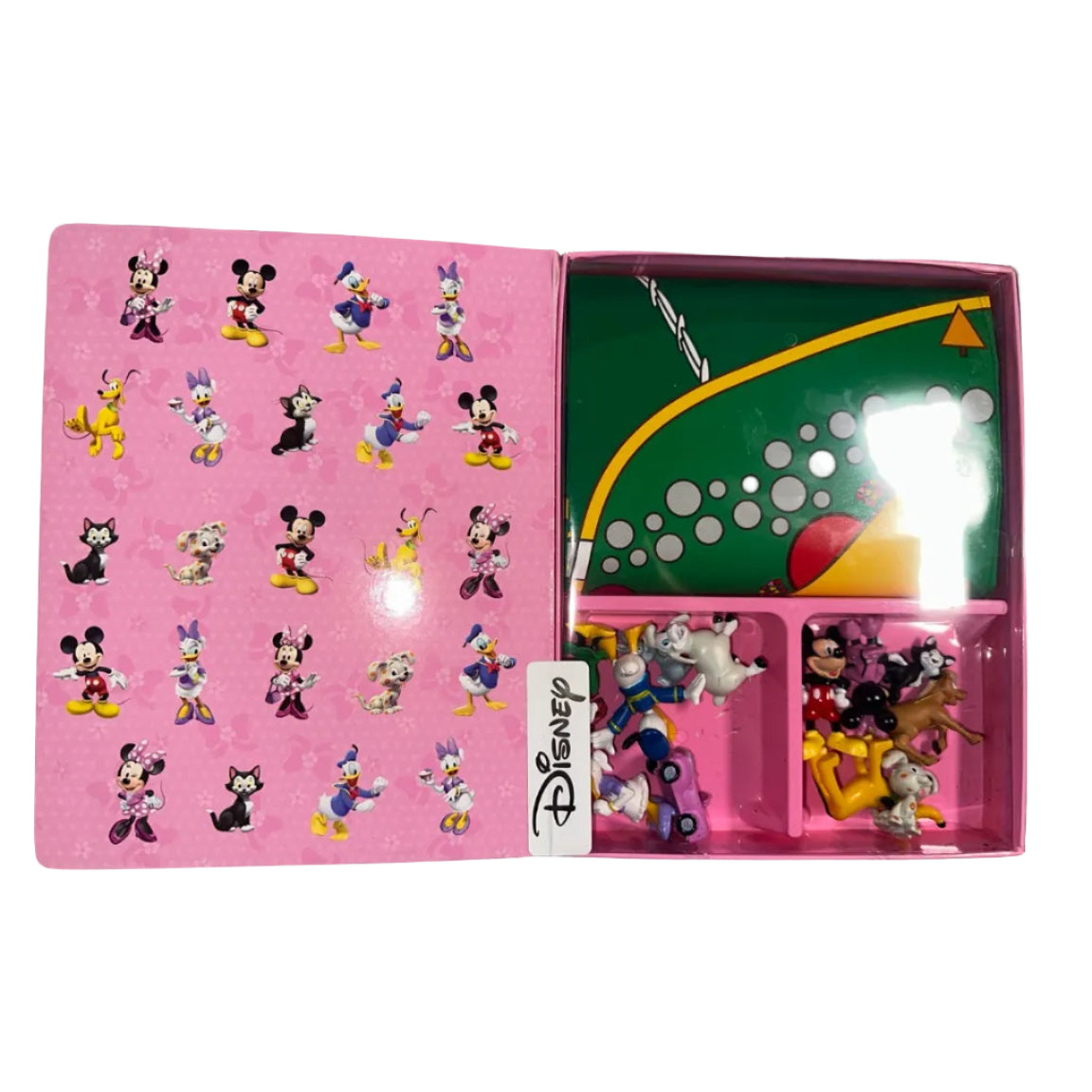 Disney Junior Minnie Mouse – My Busy Books Storybook, 12 Figurines & Playmat – inside contents