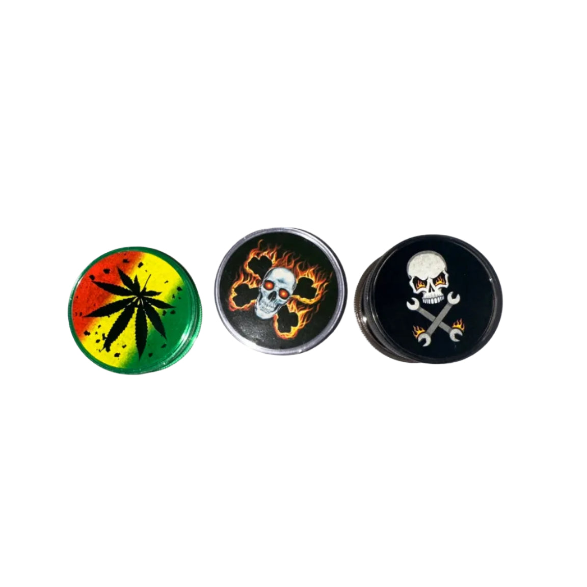 All three grinder designs