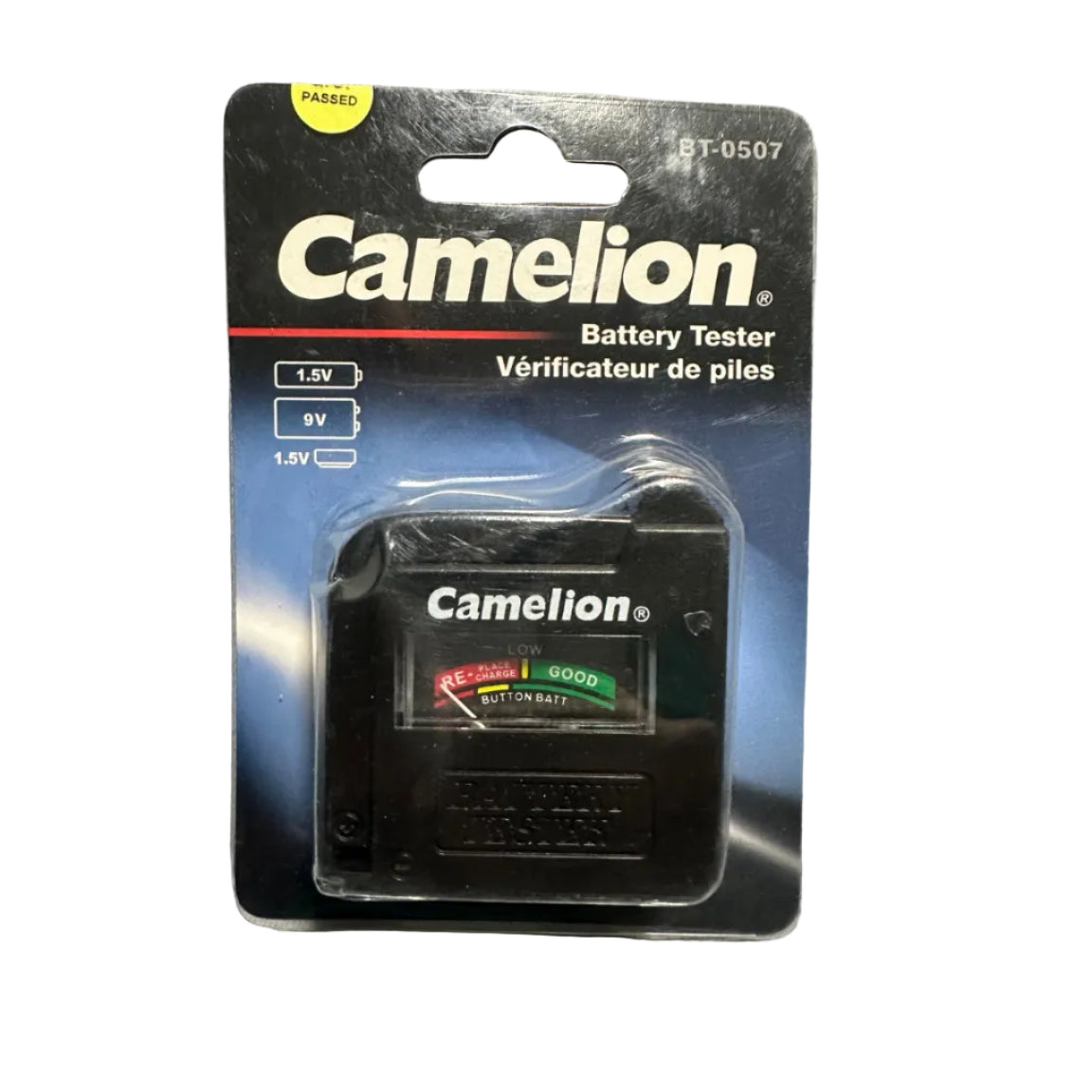 Camelion BT-0507 battery tester package front