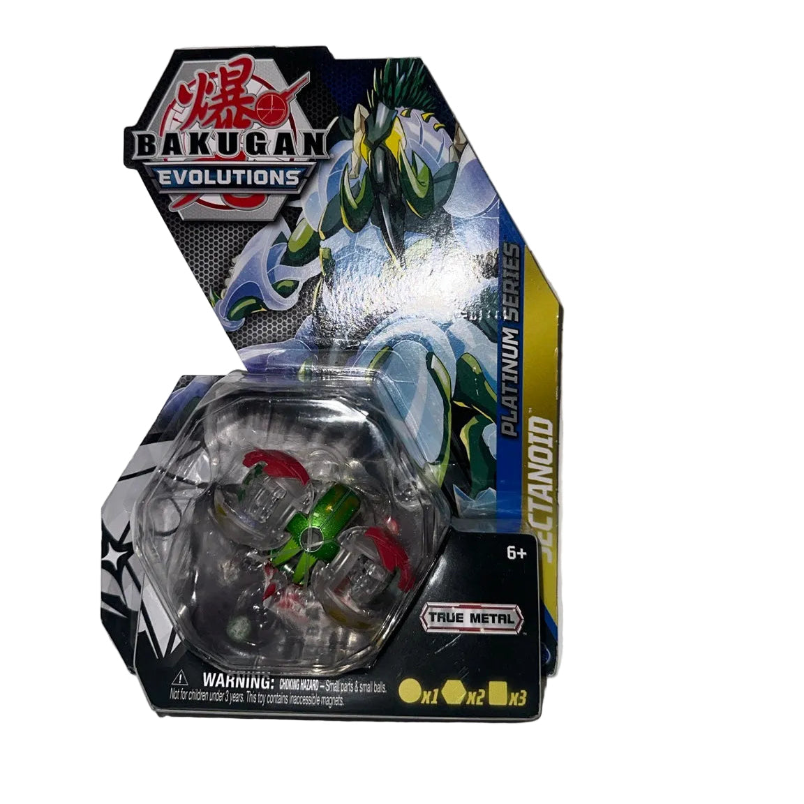 Bakugan Evolutions Platinum Series Sectanoid – True Metal Collectible Figure packaging photo