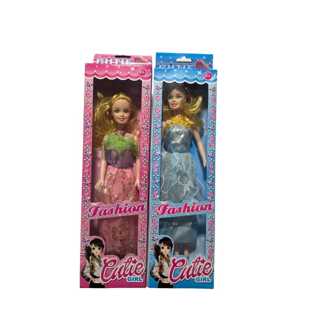 Both available Cutie Girl fashion doll designs