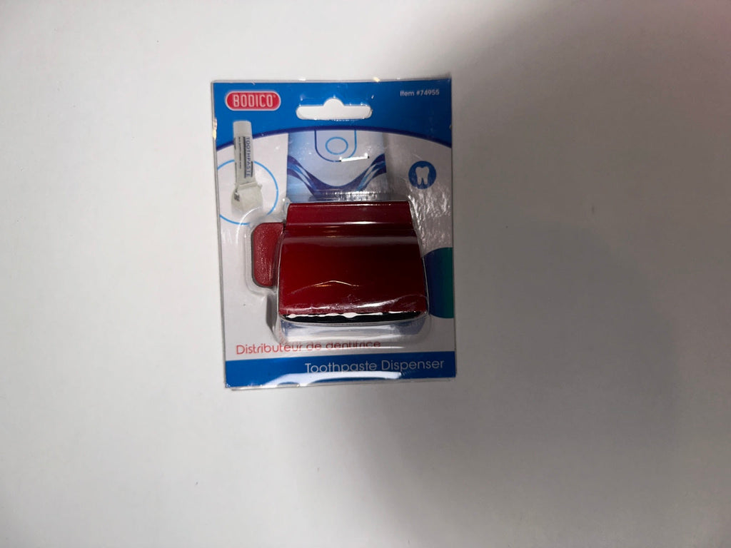 Bodico red toothpaste dispenser packaging