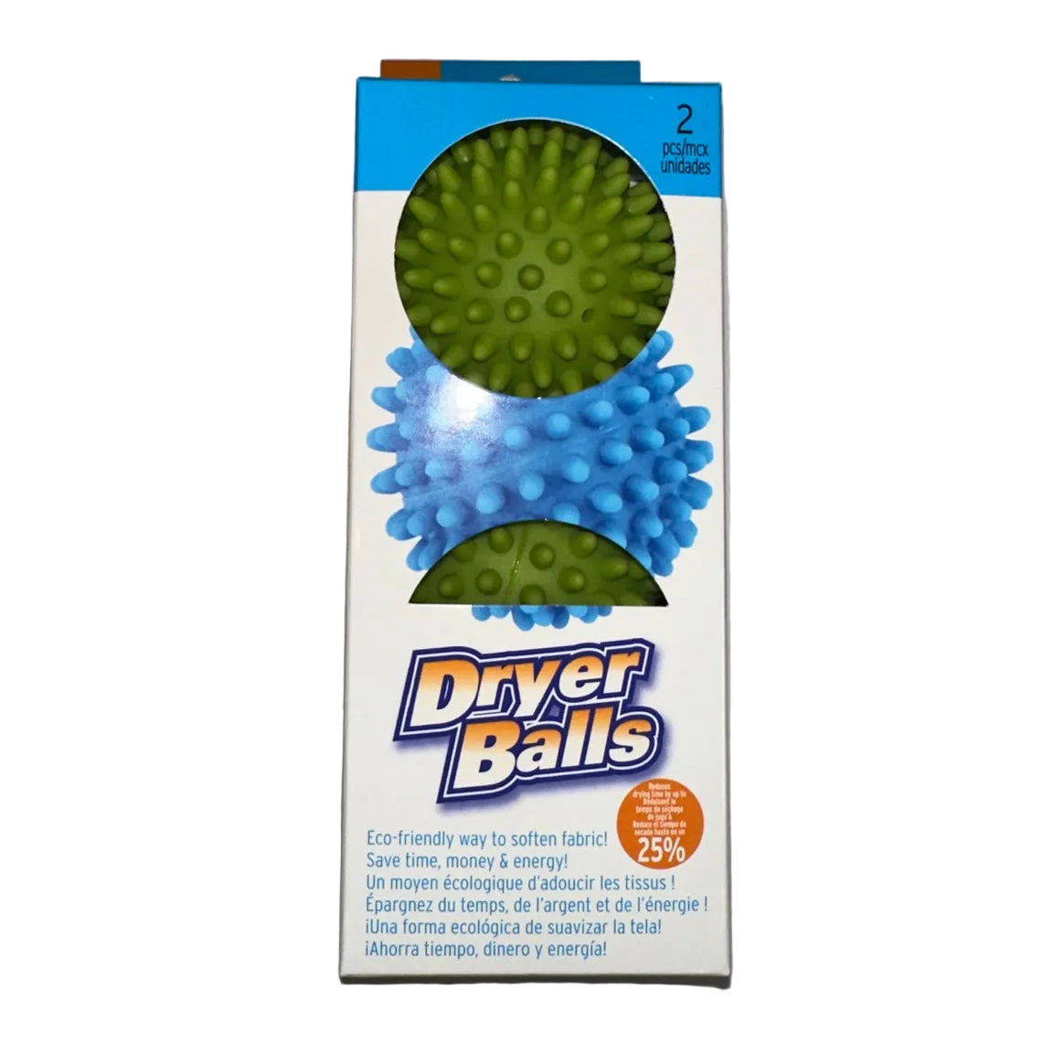 Home Essentials Dryer Balls 2 pack front