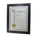 Black Kiera Grace Embassy 8.5 x 11 inch document frame, front