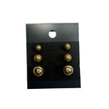 Gold-Tone Ball Stud Earrings - Set of 3 Pairs