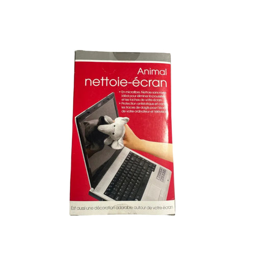 Animal microfiber screen cleaner front packaging
