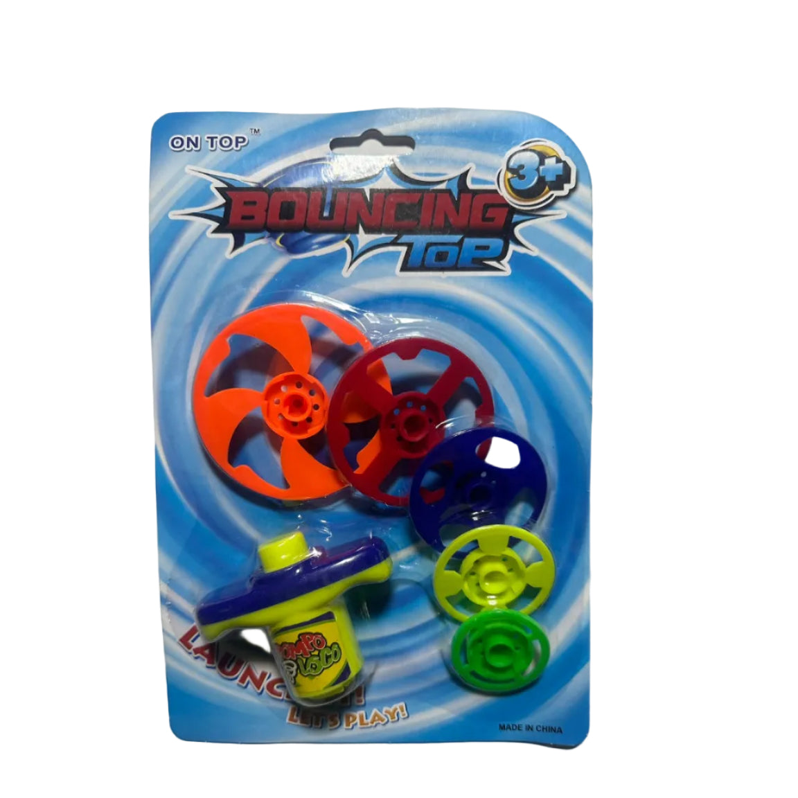Bouncing Top Speedy Shooter spinning top toy package front