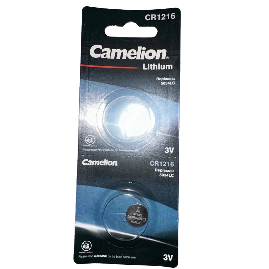 Camelion CR1216 battery front