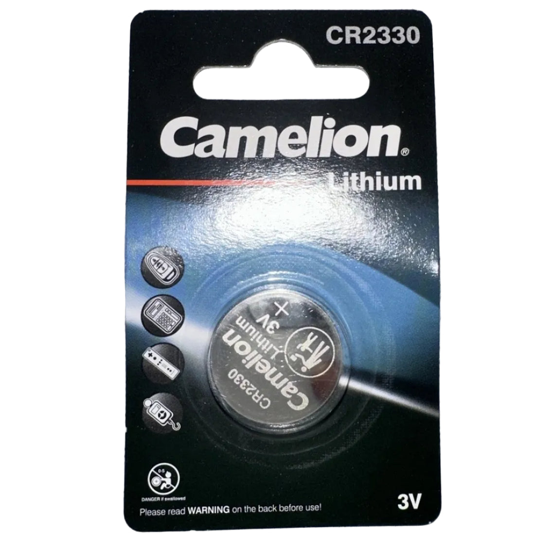 Camelion CR2330 battery front packaging