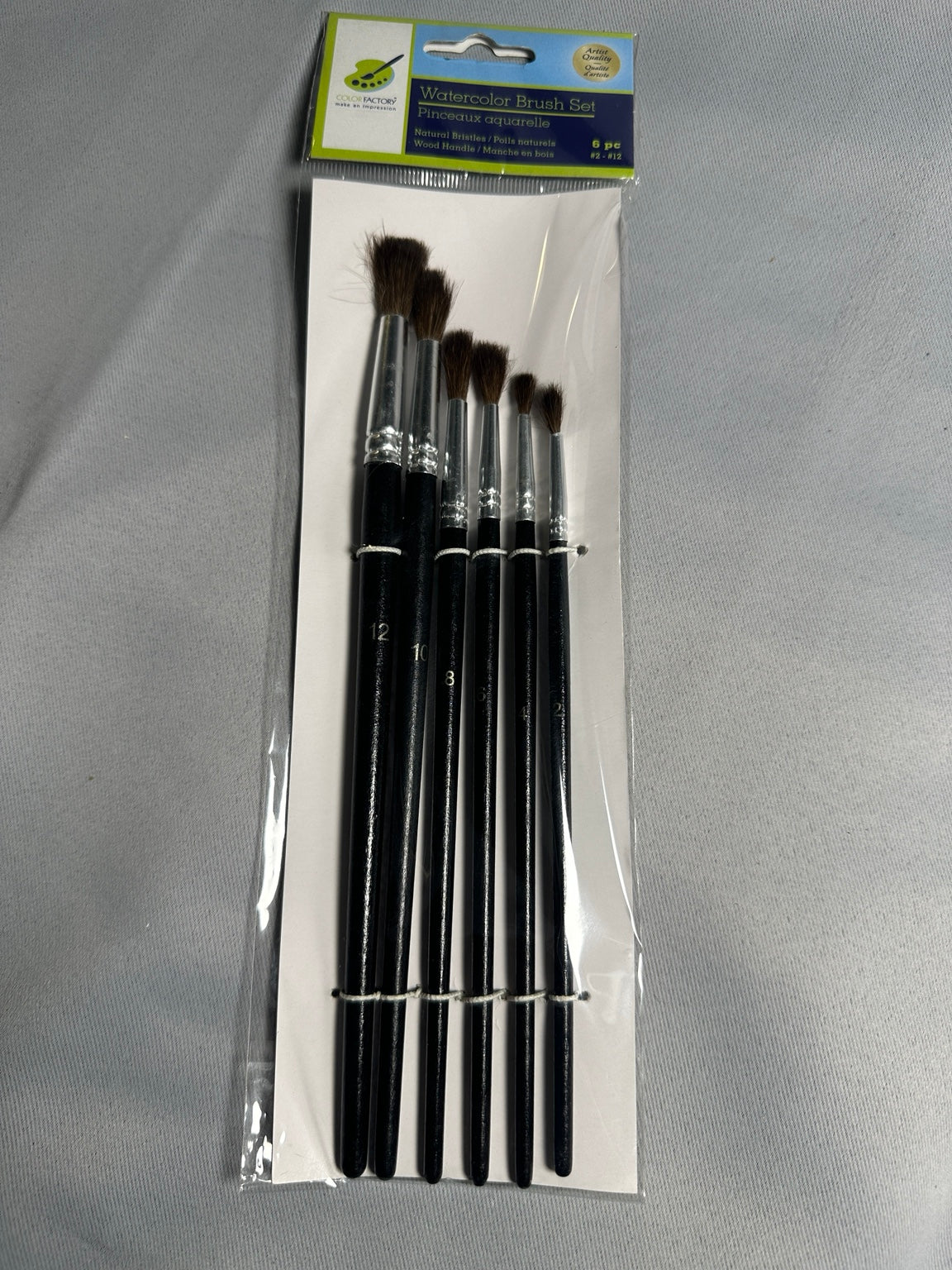 Color Factory Watercolor Brush Set 6 pc front