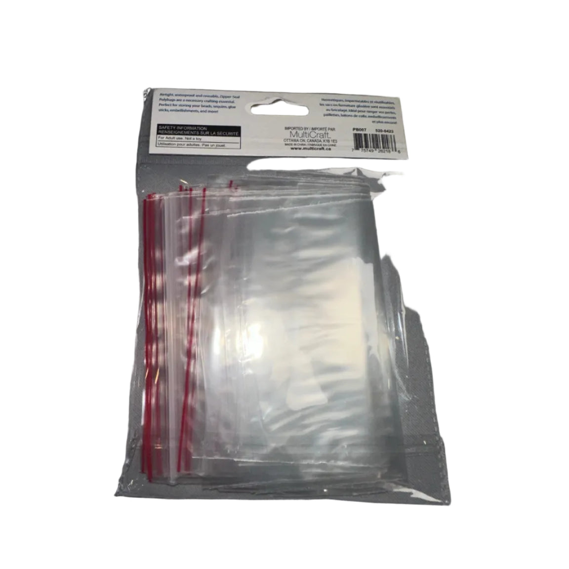 Craft Medley Zipper-Seal Polybags 5x5 25pc back
