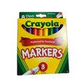 Crayola Broad Line Markers 8 Classic Colors front