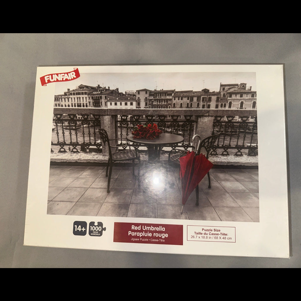 Funfair Red Umbrella puzzle box