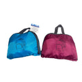 Global foldable backpack blue and magenta