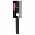 Today's Kitchen Jumbo Icing Spatula – 8-Inch Stainless Steel, Black Handle — front view on white background