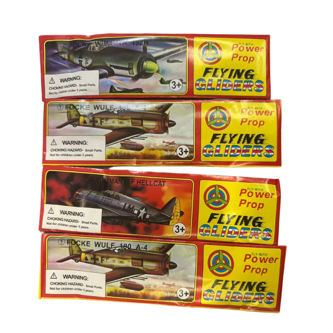 Power Prop Flying Gliders – Assorted Model Aircraft (1 Pack)