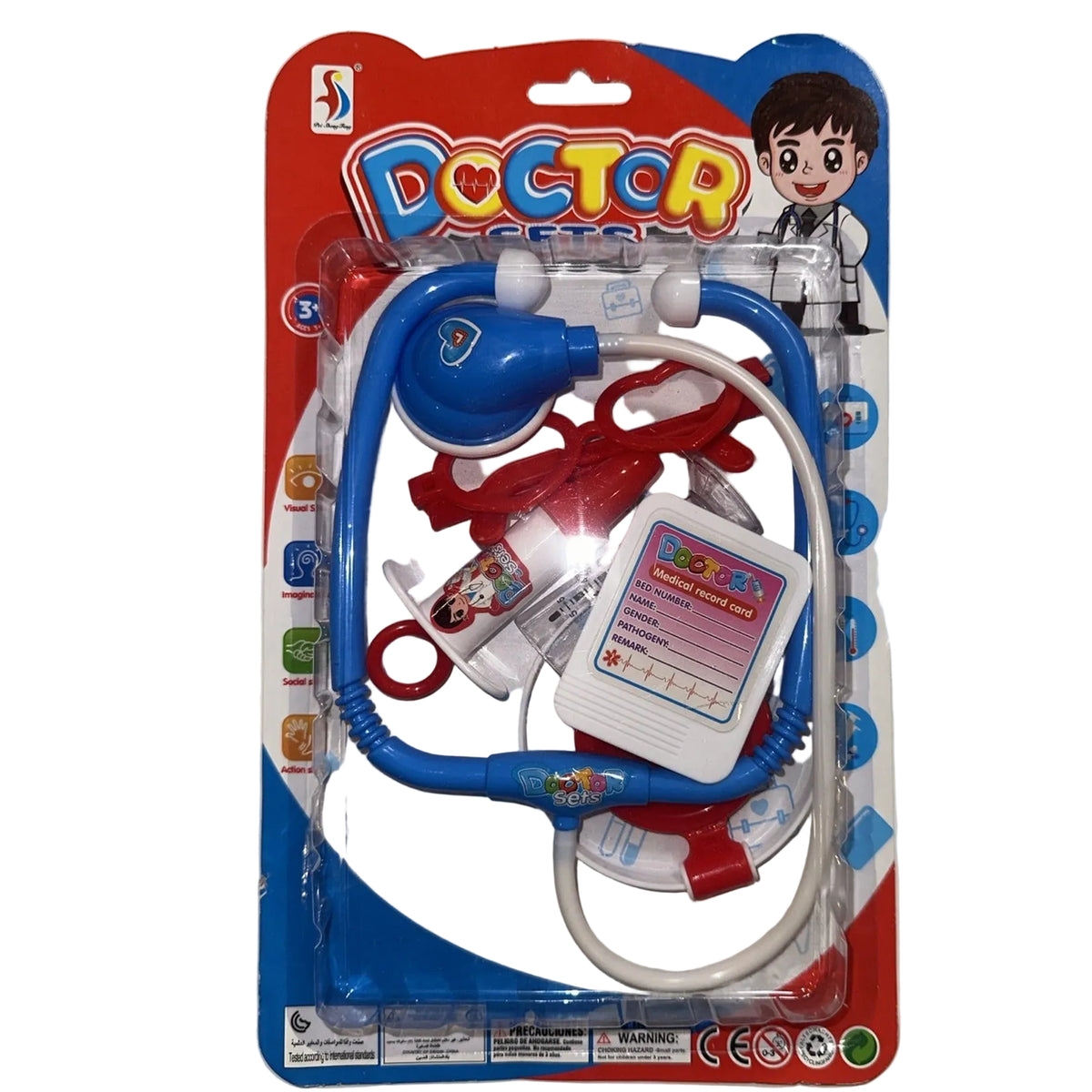 Doctor Sets toy pretend medical kit front packaging