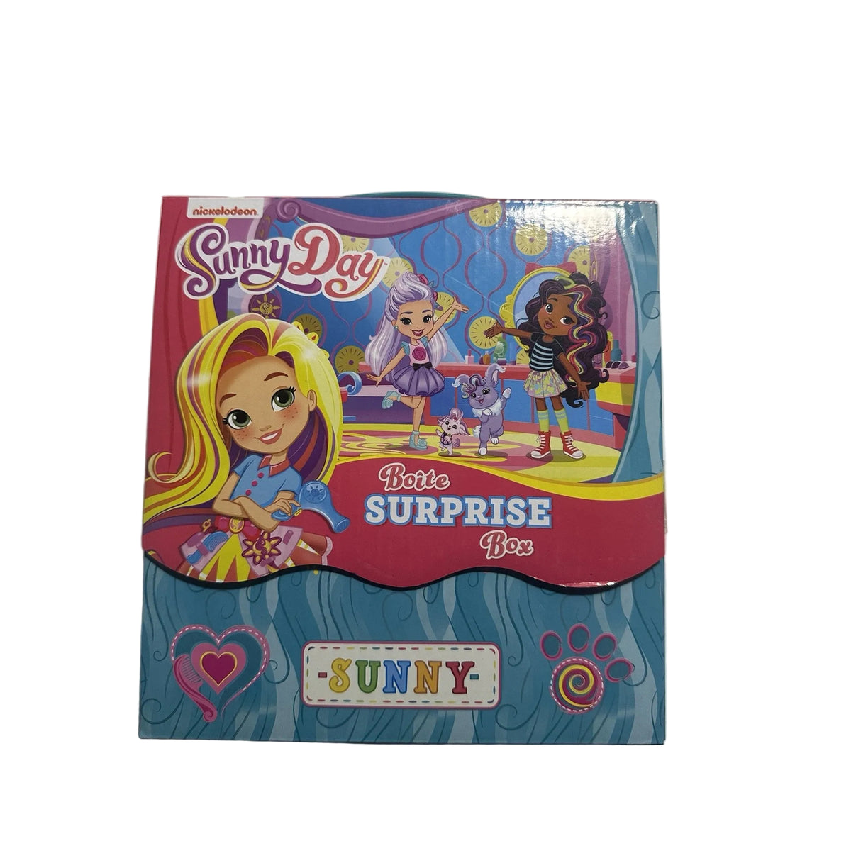 Nickelodeon Sunny Day Surprise Activity Box – 36-Piece Puzzle, Colouring Book & More