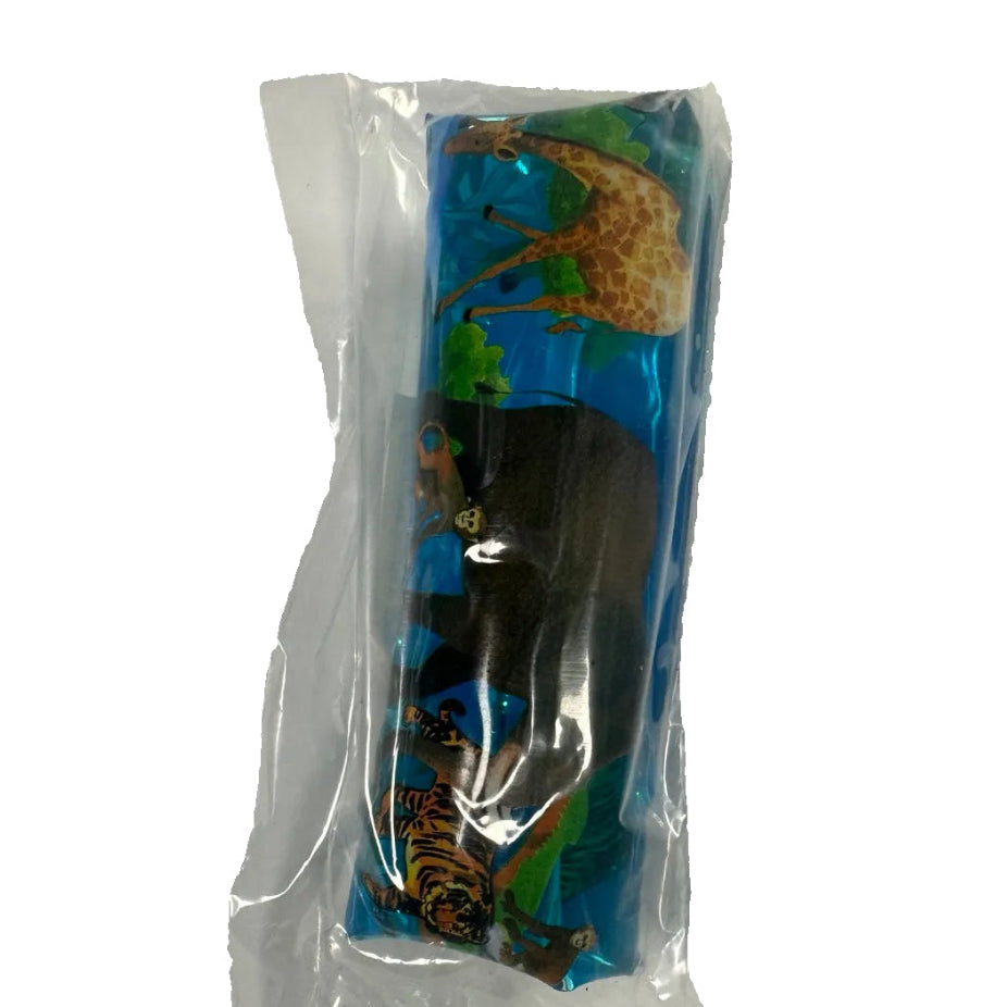 Wildlife print water snake sensory toy front