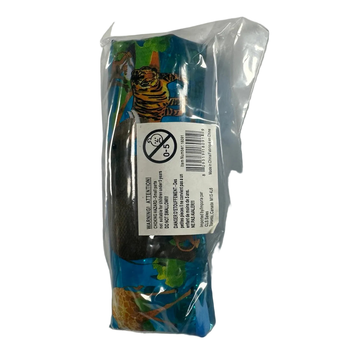 Water snake toy reverse and safety label item 18091