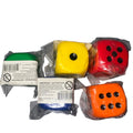 Large Colourful Dice – Mixed Colours, Single Die