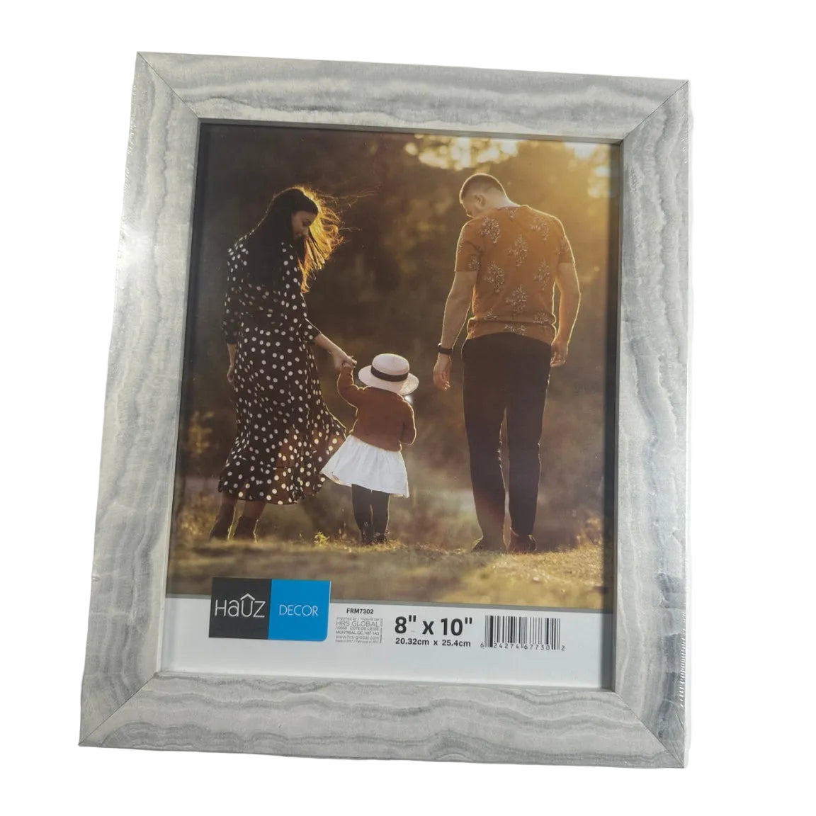 Haüz Décor Grey Wood-Look Picture Frame – 8 × 10 in, FRM7302 – 6210