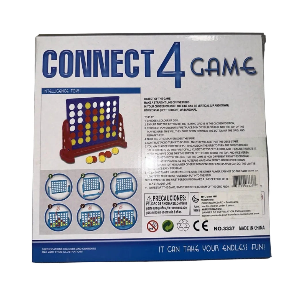 Back packaging photograph of board game