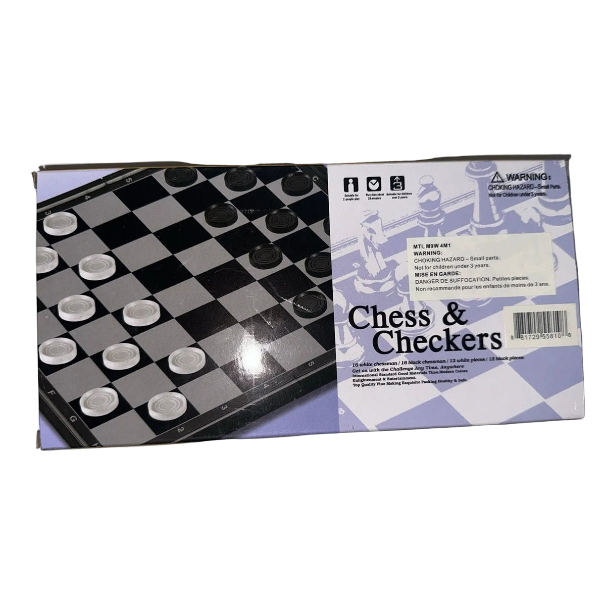 Back packaging photograph of board game