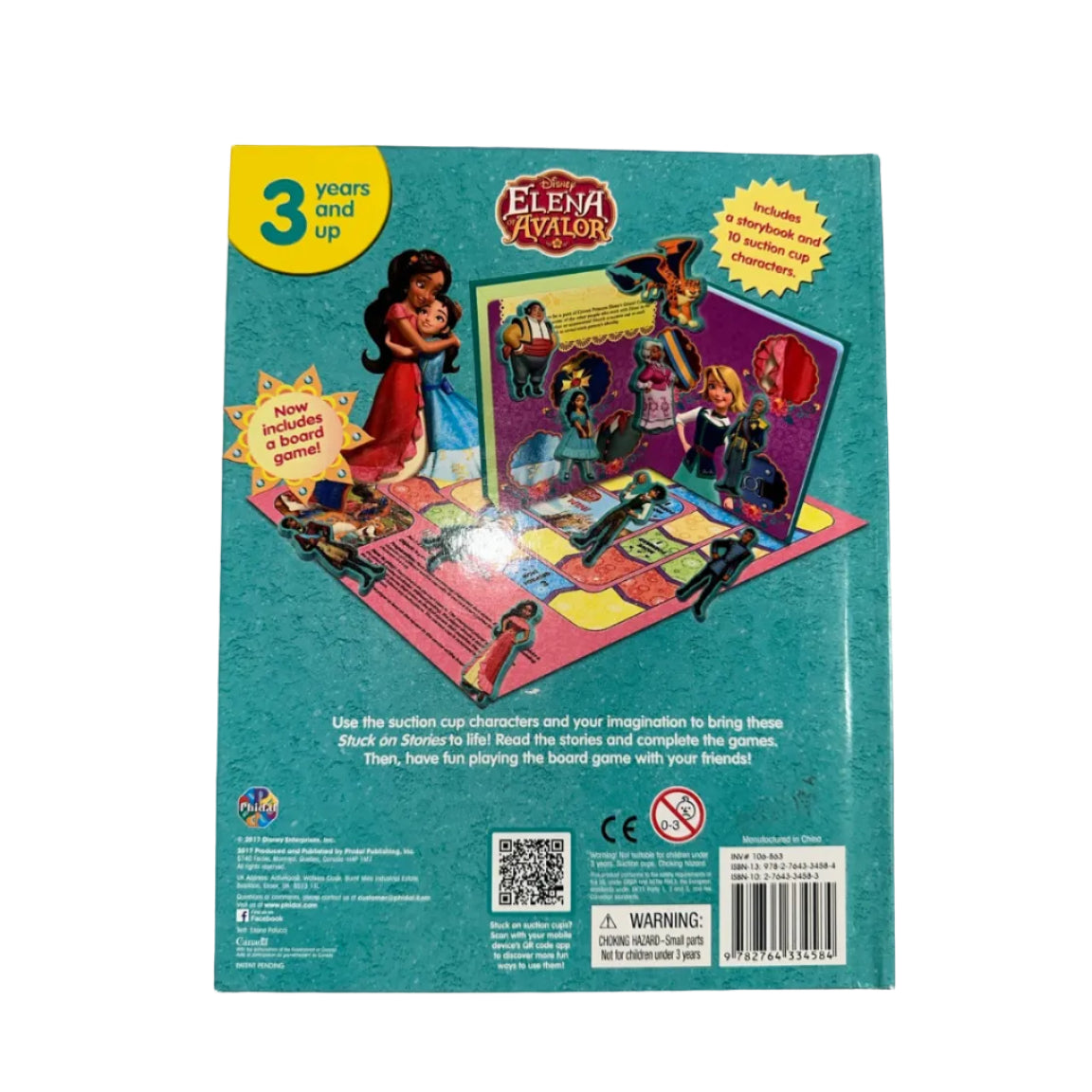 Elena of Avalor Stuck on Stories rear cover and barcode