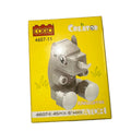 COGO Creator Mini Animal Building Blocks – Rhinoceros, Brown Animal & Black Bird