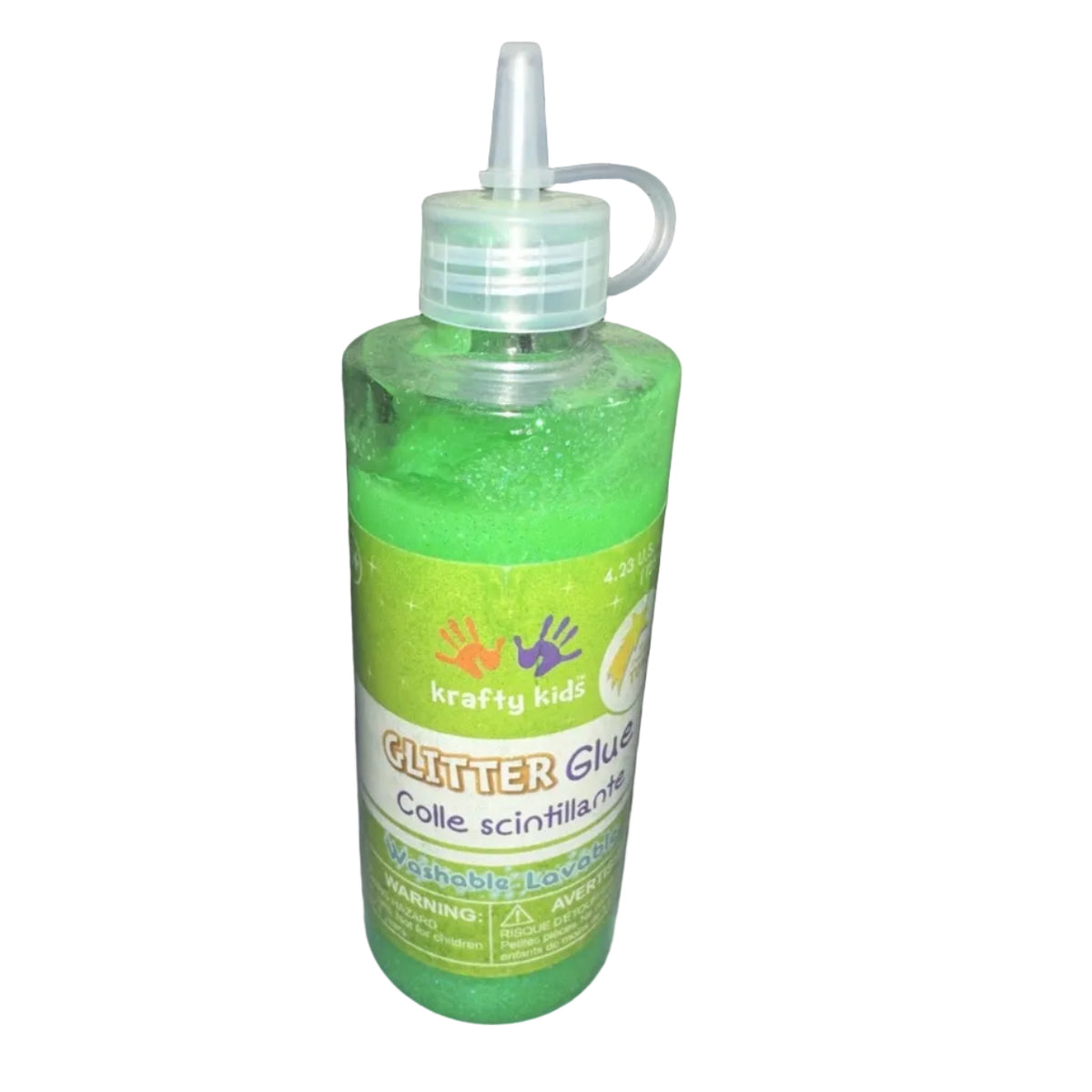 Krafty Kids 125 mL glitter glue green
