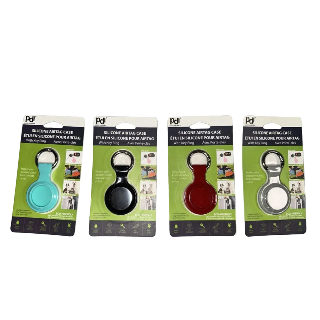 PDI AirTag case assortment of four colours