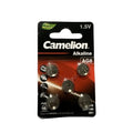 Camelion AG8 1.5V Alkaline Button Cell Batteries – 5 Pack front packaging