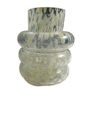 TRUU Design Clear Bubble Glass Vase with Cream Speckled Pattern – Item 56114 – photo 1