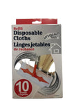 Let's Clean Today Electrostatic Disposable Cleaning Cloths, 10 Sheets front packaging