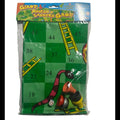 Giant Snakes and Ladders Floor Board Game with 6 Checkers front packaging